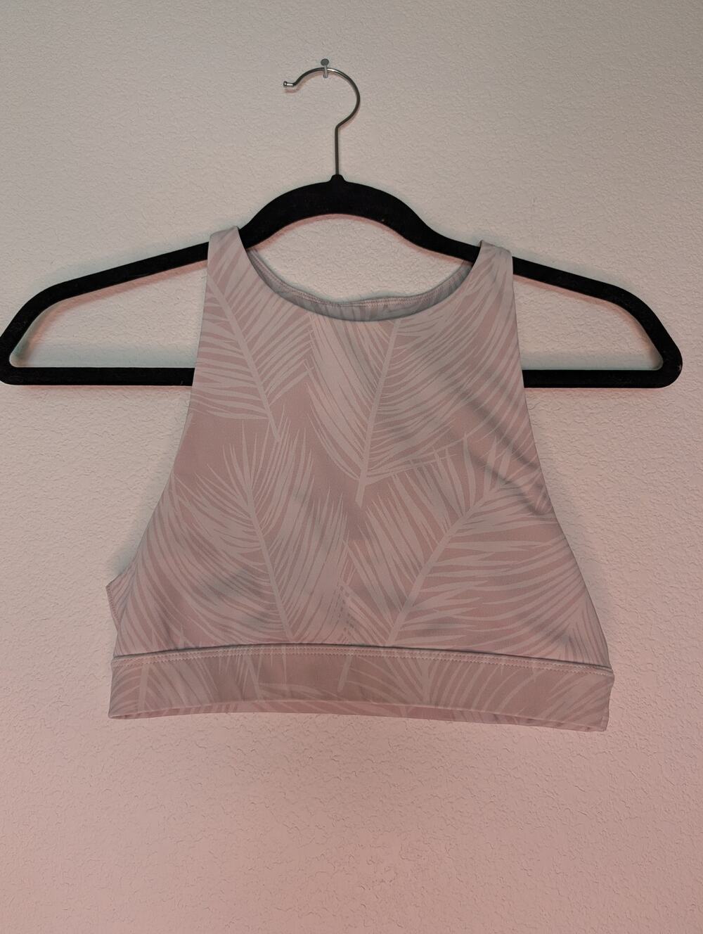 Spiritual Gangster Palm High Neck Racerback Sports Bra XS Athleisure Active Yoga